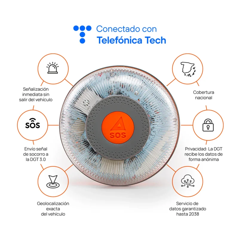 Baliza V16 TDM Conectada - Imagen 3